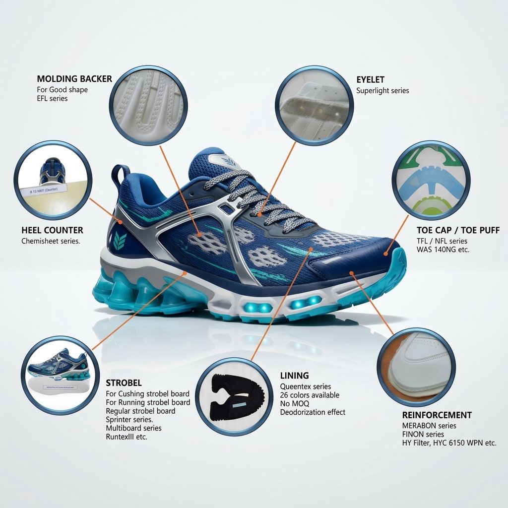 Non-Woven Fabrics For Footwear