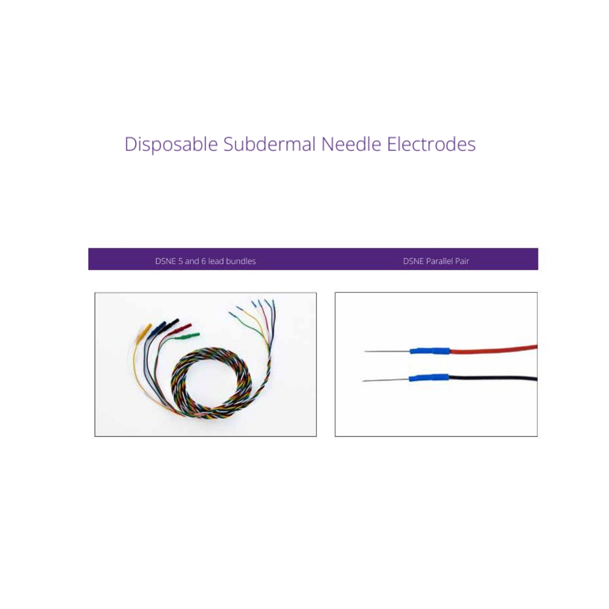 Disposable Subdermal Needle Electrodes