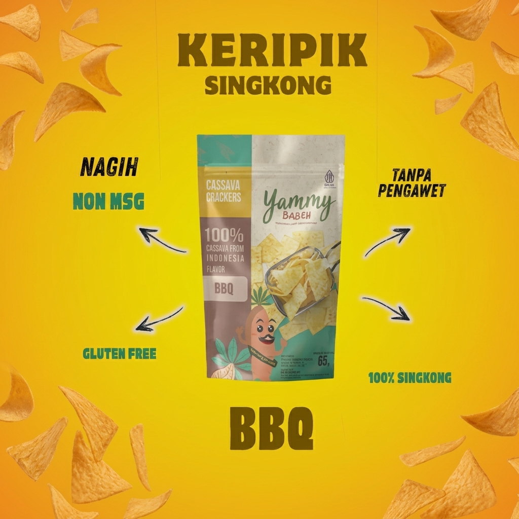 Keripik Singkong Rasa BBQ