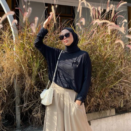 Oversize Batwing / Kaos Oversize / Ribbie Top