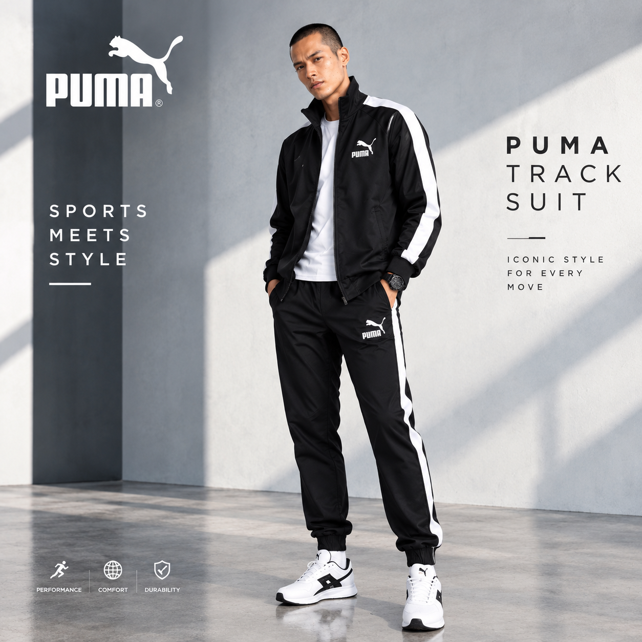 PUMA-telan Jaccket dan Celana